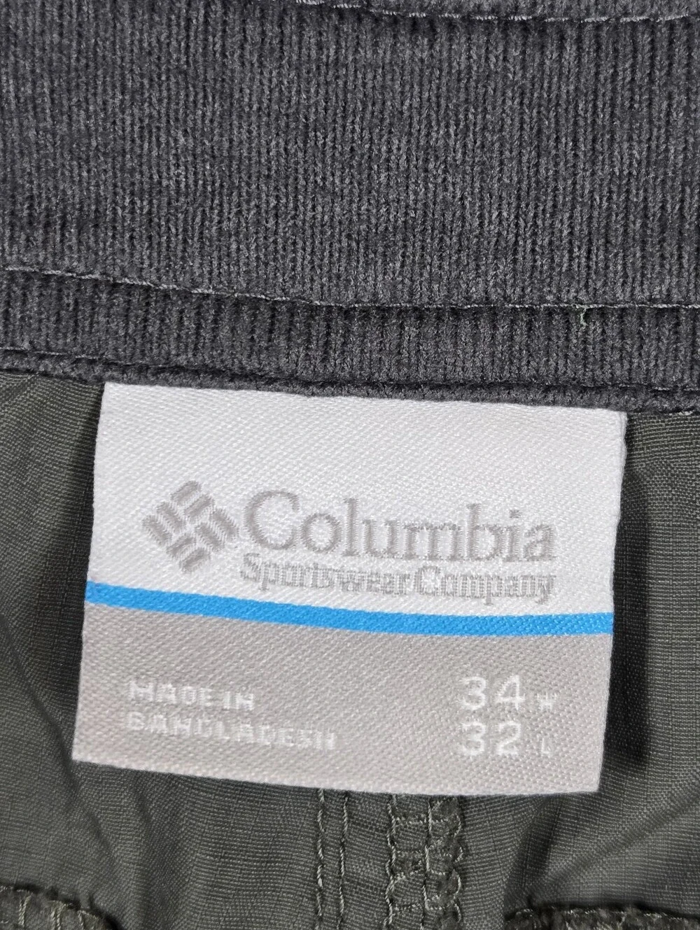 Columbia Men's Silver Ridge Convertible Outdoor Hiking Cargo Pants Size 34x32